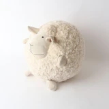 Sheep Round Cushion by Le Forge - Ivory