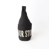 Doorstop Printed Linen Look by Le Forge - Black
