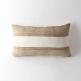 Handloom Cushion by Le Forge - Ivory/Natural - 30 x 50cm
