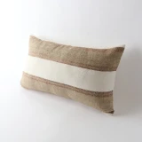 Handloom Cushion by Le Forge - Ivory/Natural - 30 x 50cm