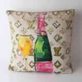 Art Cushion LV by Le Forge - Champagne