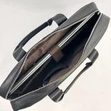 Larch Coffee Leather Briefcase by Nikau Design