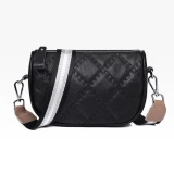 Marigold Black Leather Crossbody by Nikau Design