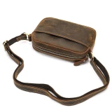 Cedar Crazyhorse Leather Crossbody by Nikau Design