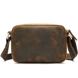 Cedar Crazyhorse Leather Crossbody by Nikau Design