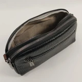Rose Black Leather Crossbody by Nikau Design