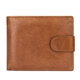 Apple Brown Leather Wallet by Nikau Design
