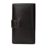 Yew Coffee Leather Card Wallet by Nikau Design