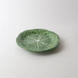 Melamine Cabbage Side Plate by Le Forge - Green