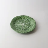 Melamine Cabbage Side Plate by Le Forge - Green