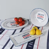 Melamine Nautical Sardine Platter / Bowl by Le Forge