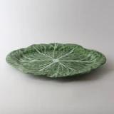 Melamine Cabbage Oval Green Platter by Le Forge