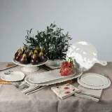 Melamine Pearl Platter by Le Forge - 53cm