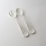 Melamine Pearl Salad Servers by Le Forge