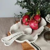 Melamine Pearl Salad Servers by Le Forge