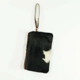 Peyton Hide Clutch Black by Backyard