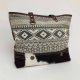 Tina Hide/Canvas Tote Bag Bag by Backyard