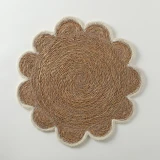 Seagrass/Jute Daisy Placemat by Le Forge - Natural