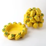 Ceramic Bell Pepper Bowl by Le Forge - Yellow
