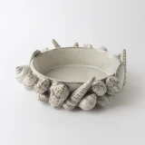 Ceramic Shell Bowl by Le Forge - White