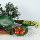 Resin Oval Bowl by Le Forge