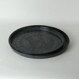 Set of 2 Aztec Trays by Le Forge - 45x3cm