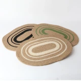 Jute Oval Placemat by Le Forge