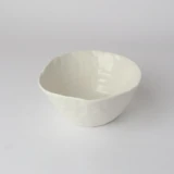 Terracotta Fine White Bowl by Le Forge