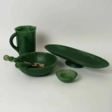 Resin Brass Salad Servers by Le Forge - 28cm