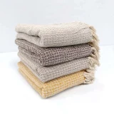 Waffle Weave Cotton Throw by Backyard