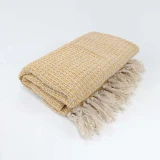 Waffle Weave Cotton Throw by Backyard
