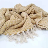 Waffle Weave Cotton Throw by Backyard