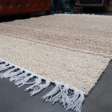 Jute Floor Rug by Backyard
