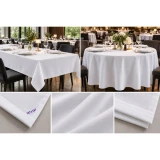 Commercial Tablecloth Plain White