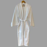 Commercial Waffle Robe White