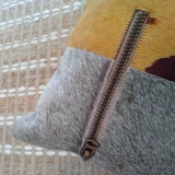 Cushion Hide/Yellow/Grey by Backyard