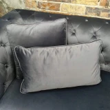 Square Velvet Cushion by Backyard