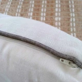 Linen Cushion Ivory by Backyard