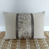 Cushion Hide/Wheat/Silver by Backyard