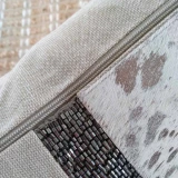 Cushion Hide/Wheat/Silver by Backyard