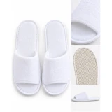 Commercial Velour Adult Slipper Open Toe