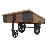 Montgomery Wheeled Coffee Table by Backyard