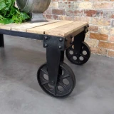 Denton Wheeled Coffee Table by Backyard