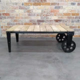 Denton Wheeled Coffee Table by Backyard