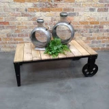 Denton Wheeled Coffee Table by Backyard