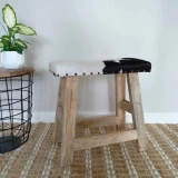 Black Nathan Stool Hide by Backyard