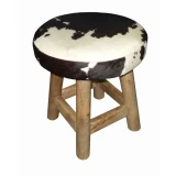 Jake Stool Hide Black by Backyard