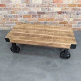 Arlington Wheeled Coffee Table by Backyard