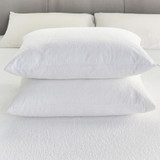 Allerzip Terry Waterproof Fully Encased Twin Pack Pillow Protectors by Protect-A-Bed