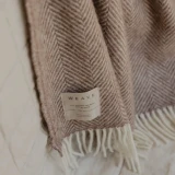 Magnus Coastal Shetland Throw - Cocoa
